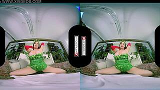Hey, poison ivy cosplay vr has this stunning redhead getting her pussy smashed in the garage