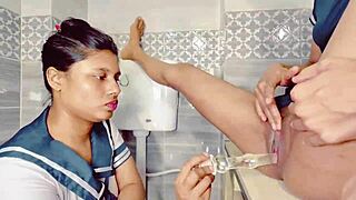 Two Sexy Girls Share A Dick Intensely