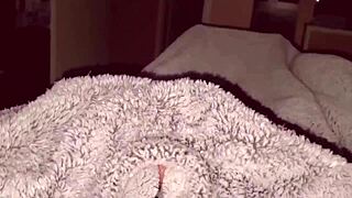 flashing at the party and sucking cock in public with my petite blonde wife