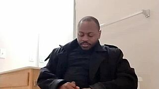 I fantasize about my girlfriend while masturbating slowly in the garage.