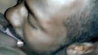 yo, check this black couple getting down with oral action