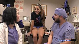 Dr. Tampa Conducts Entrance Physical