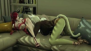 yo, check out mush-oku tensei hilda and ghislaine in this wild futa pov scene