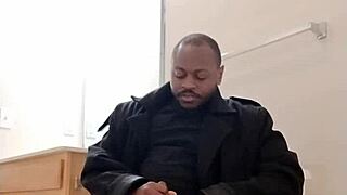 I fantasize about my girlfriend while masturbating slowly in the garage.