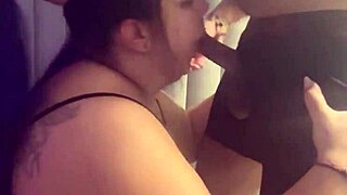 sucking my favorite cock leads to a titty fuck with big tits