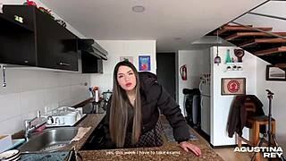 Oiled Up Big Ass Latina Begs For Hard Anal Sex Until Cum On Face