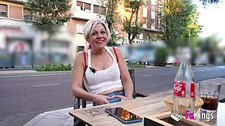 sandra v fulfills panty sniffer's dream