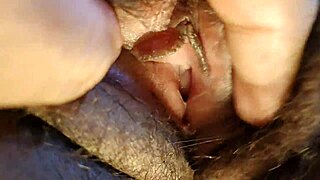 Desi Bhabi Cleaning Her Hairy Pussy
