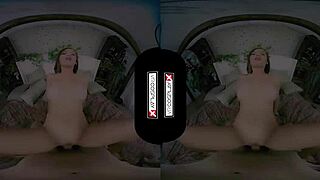 Hey, poison ivy cosplay vr has this stunning redhead getting her pussy smashed in the garage