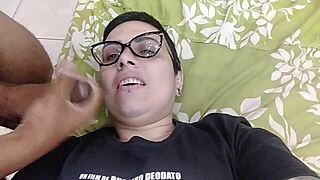 Amateur Crossdressing Reality with Intense Cumshot