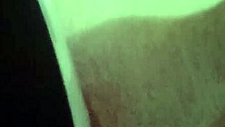 massager on the shaved pussy area