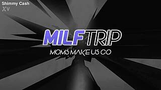 Dirty blonde bombshell offers her sexy milf ass to a horny stud