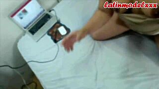 Sasha models her big ass in a sneak peek video on the website.