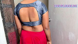 Hey, komol bathing openly while brother-in-law shakes quietly in homemade scene