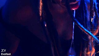 Want To See This Femdom Sucking Toes And Spitting During Heel Play? Deepthroat Footjob Domination With Socks!