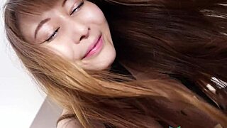 Japanese Busty Woman Miki Motohashi Licks And Moans During Muff Diving With Brunette