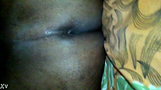 Shemale having gay sex in a wild scene