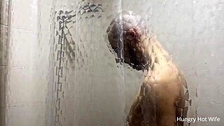 Girl next door asked me to insert a light bulb and suck cock