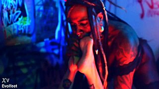 Want To See This Femdom Sucking Toes And Spitting During Heel Play? Deepthroat Footjob Domination With Socks!