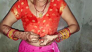 Horny Bhabhi Caught Peeing in Bathroom with Pierced Nipples!