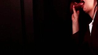 Student Sucks Cock At The Gloryhole Cum In Mouth!