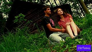 Karolina and Evzen bang hard in free college dorm video.