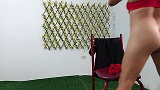 tasty sister-in-law spreading ass on all fours