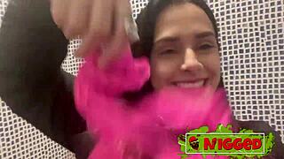 Colombian Babe Valen Pink Uncertain About Black Cock Until She Sees It