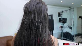 Yoga babe rolls on ass for anal fucking and pussy creampie with amateurs