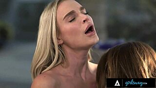 Girlsway - Straight Besties Adria Rae & Emma Hix Turn Scrapbooking Into Passionate Scissoring