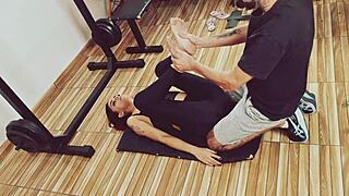 Gym Instructor Corners Young Girl For Intense Fucking?