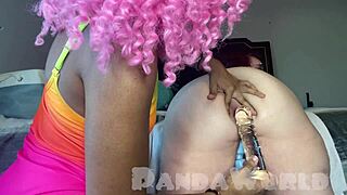Ebony anal expert preps bbw fat pawg for gaping fun, oops i mean prep