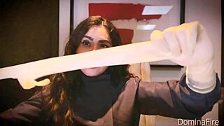 Detailed medical gloves asmr with latex and nurse