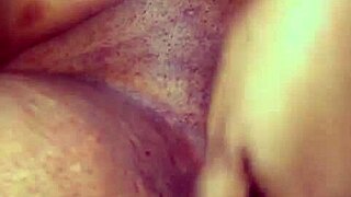 Her pussy is so wet, with a big clit and narrow ass spreading wide.