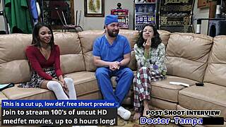 Dr Tampa Performs Solanas First Gyno Exam With Spreading And Gloves