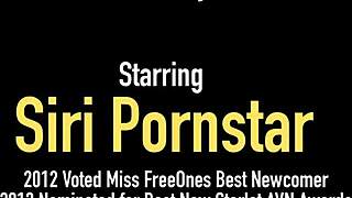 does gorgeous siri pornstar fuck her plump pussy like this?