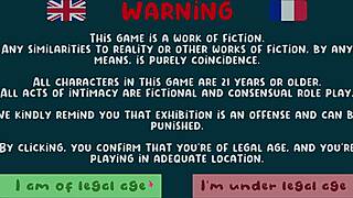 LETS PLAY PARADISE ISLAND PART 1 - SHE BLOWS HIM IN THE MIDDLE OF THE ORCHARD WHILE MASTURBATING