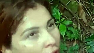 Intense Blowjob In Forest With Cum On Tits