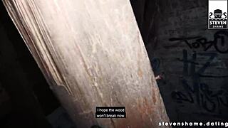 Slim teen 18+ Megan Venturi got banged in creepy abandoned hospital