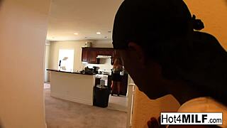 Milf Mellanie begs for hardcore interracial fuck