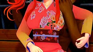 Vanessa Veren outdoor anime fuck