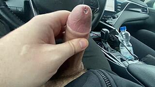 Young milf sucks taxi driver eagerly