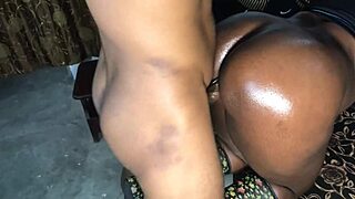 wet and creamy pussy creams on my big black cock