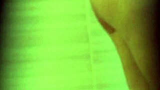 during quarantine, stepsister sneaks into bathroom for a quick orgasm. i spied through the keyhole.