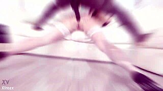 Angie Moon Takes Five Big Black Cocks In Balls Deep Anal Action