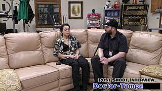 Mara Luv's Intense Physical Exam With Vibrator