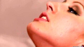 yo, blonde lizzy london with saggy tits and big clit gets banged raw on first date