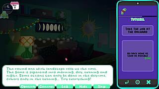 LETS PLAY PARADISE ISLAND PART 1 - SHE BLOWS HIM IN THE MIDDLE OF THE ORCHARD WHILE MASTURBATING