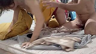 Salope Blanche Fucks In Satin Panties!