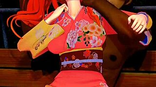 Vanessa Veren outdoor anime fuck